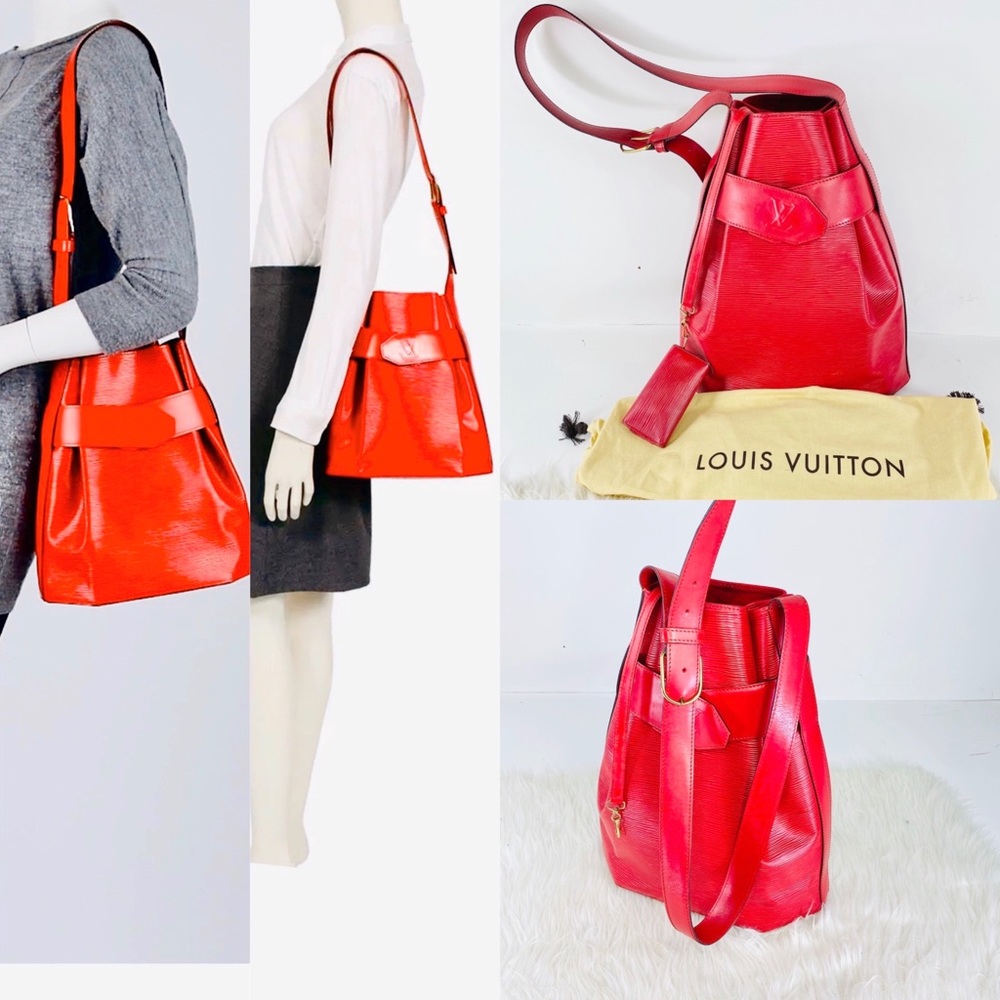 😍💃🏻🥰Authentic LOUIS VUITTON Red Epi Sac… 30 - Picture 14 of 14